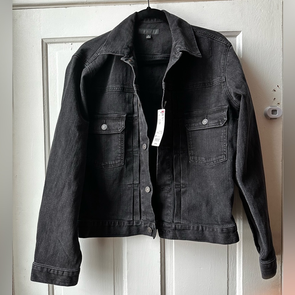 Uniqlo Denim Jacket - XS Dark Grey